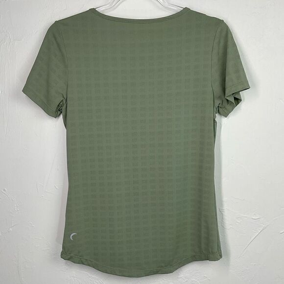 Zyia Sage Green Box Swoop Short Sleeve T Top XS - Picture 3 of 5